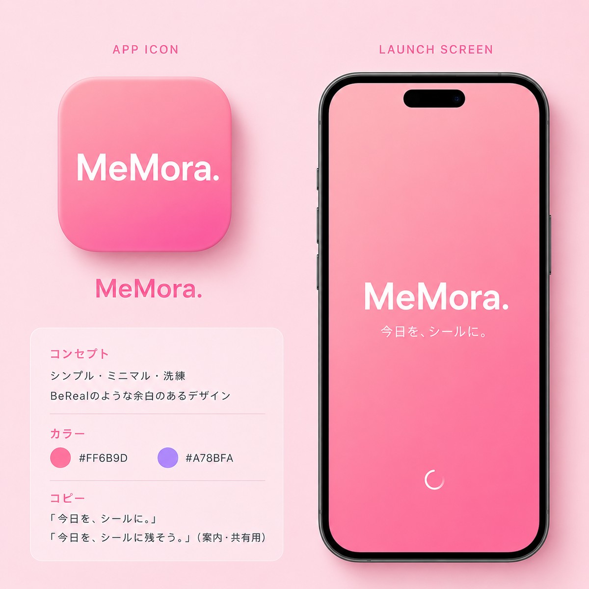 MeMora ブランドデザイン